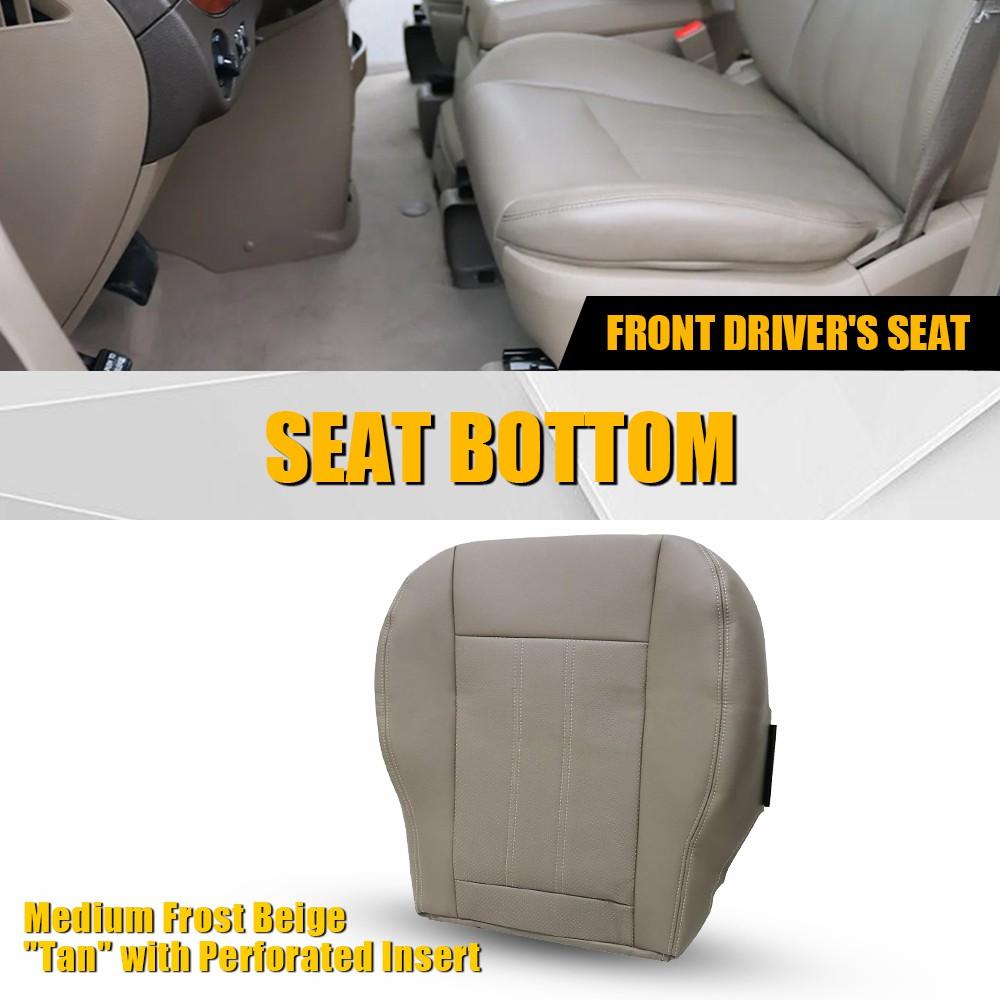 

1 шт. Черный Загар Кожаная Нижняя Обивка Сиденья Водителя Подходит для 2011-2016 Chrysler Town & Country Микрофибра Кожа Leather&Four Seasons дубильная кора