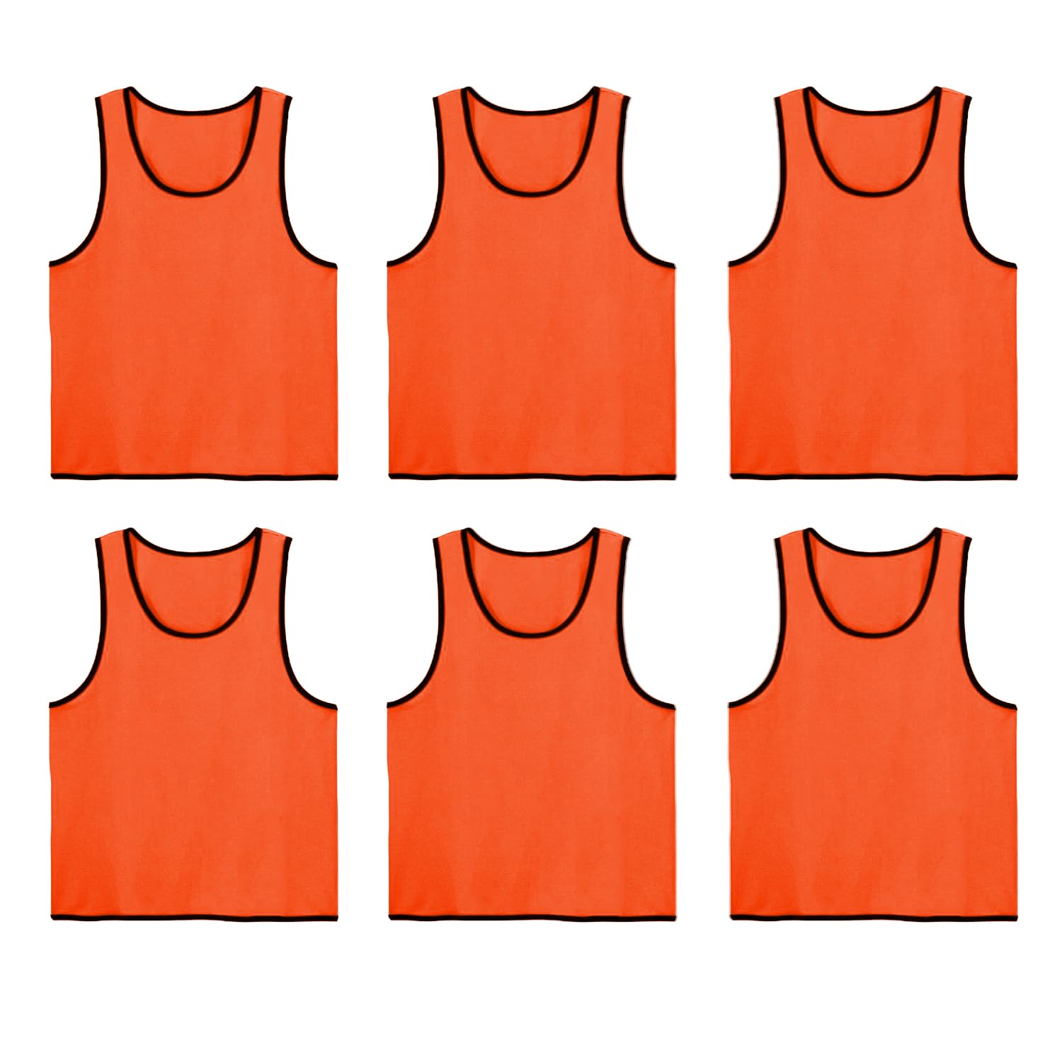 

[LEVANA] Bibs Adult Team Vest Set of 6 Bibs Vest L оранжевый