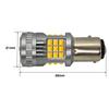 2 Szt P21/5W Led Żarówka Bay15D 12-24V Bez Błędu 2800Lm Biało-Pomarańczowa