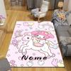 Custom 1Pc Kawaii Friends Forever Rug Office Carpet Indoor Outdoor Entrance Doormat Nonslip Soft And Comfortable Living Room D2915283