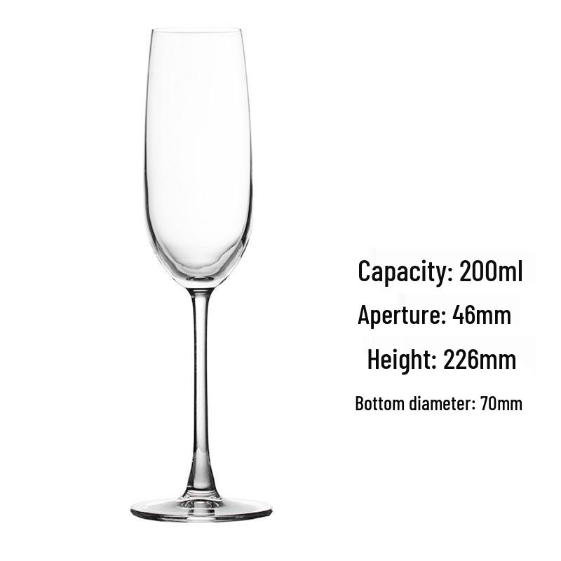 Trendy Champagne Flute: Elegant, Tall Stem Glass for Sparkling & Sweet Wines.
