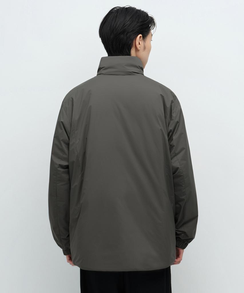 Musinsa Standard Oversized High-Neck All-Round Padded Jacket [Khaki Gray]
