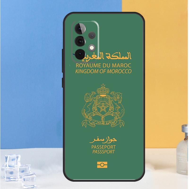 Morocco Flag Coat Of Arms For Samsung Galaxy A54 A34 A14 A13 A33 A53 A36 A05 A06 A16 A32 A52 A55 A35 A15 A56 A26 Case