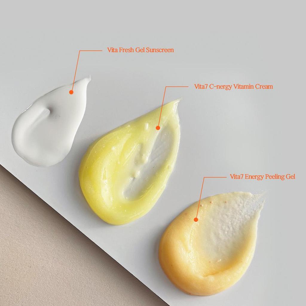 [The YEON] Vita7 Set2 (peeling Gel, Vitamin Cream, Sunscreen) - 100ml+100ml+50ml