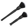 2pcs Soft Car Detailing Brush Set Multi Purpose Automotive Cleaning Brush Universal for AutoBlack
