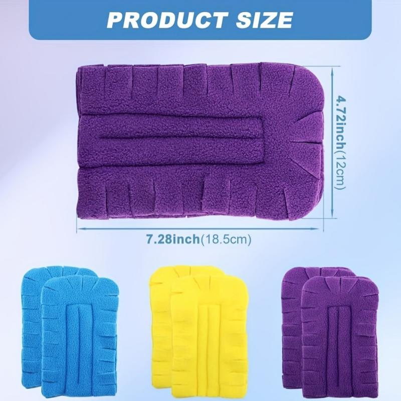 1PC Duster Refill/Foldable Handle Pet Hair Removal Cleaning Fleece Reusable Sweeper Dust Pad for Cleaning Ceiling Fan Hardwoods