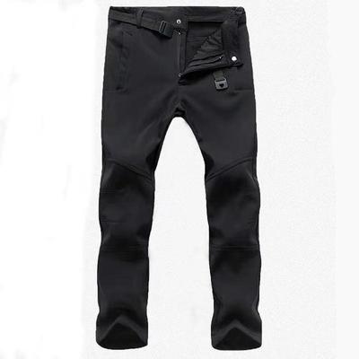Herren Winter Outdoor Wasserdichte Wanderhose Camping Klettern Angeln Skifahren Fleece Warme Hosen