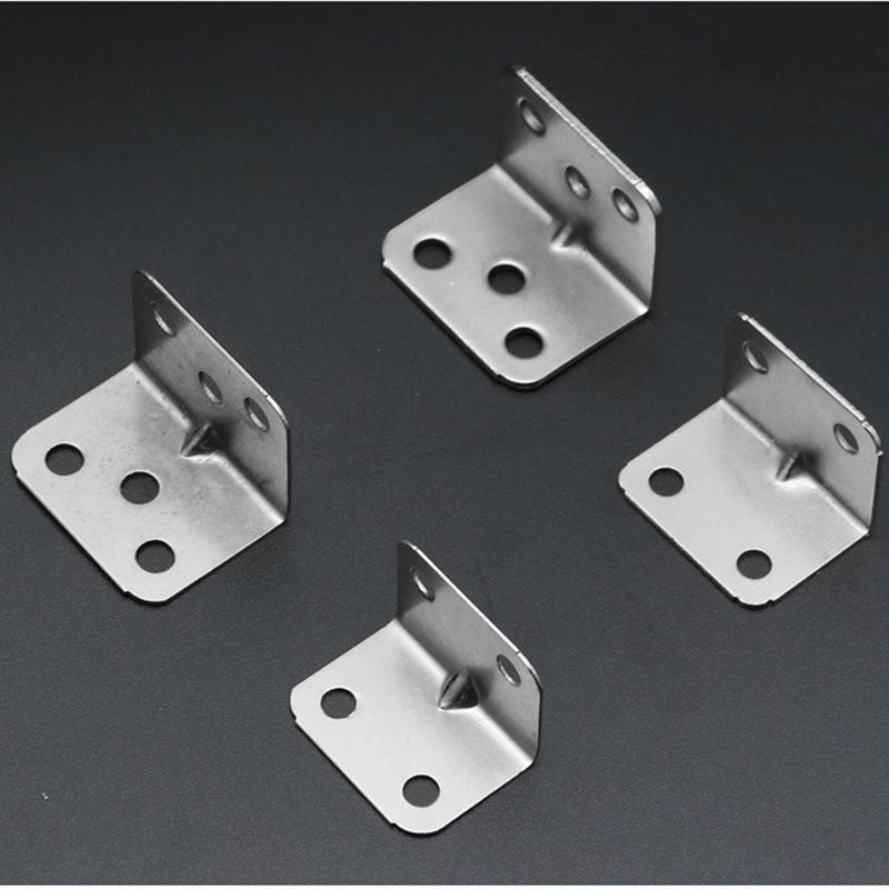 Edelstahl L-förmiger Winkel 90° für Regalstütze