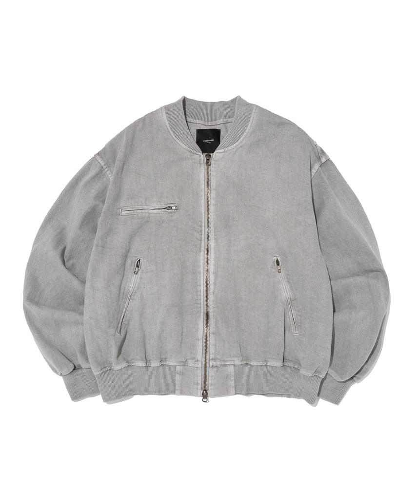 Cargobros Pigment Washed Blouson Jacket (Grey)