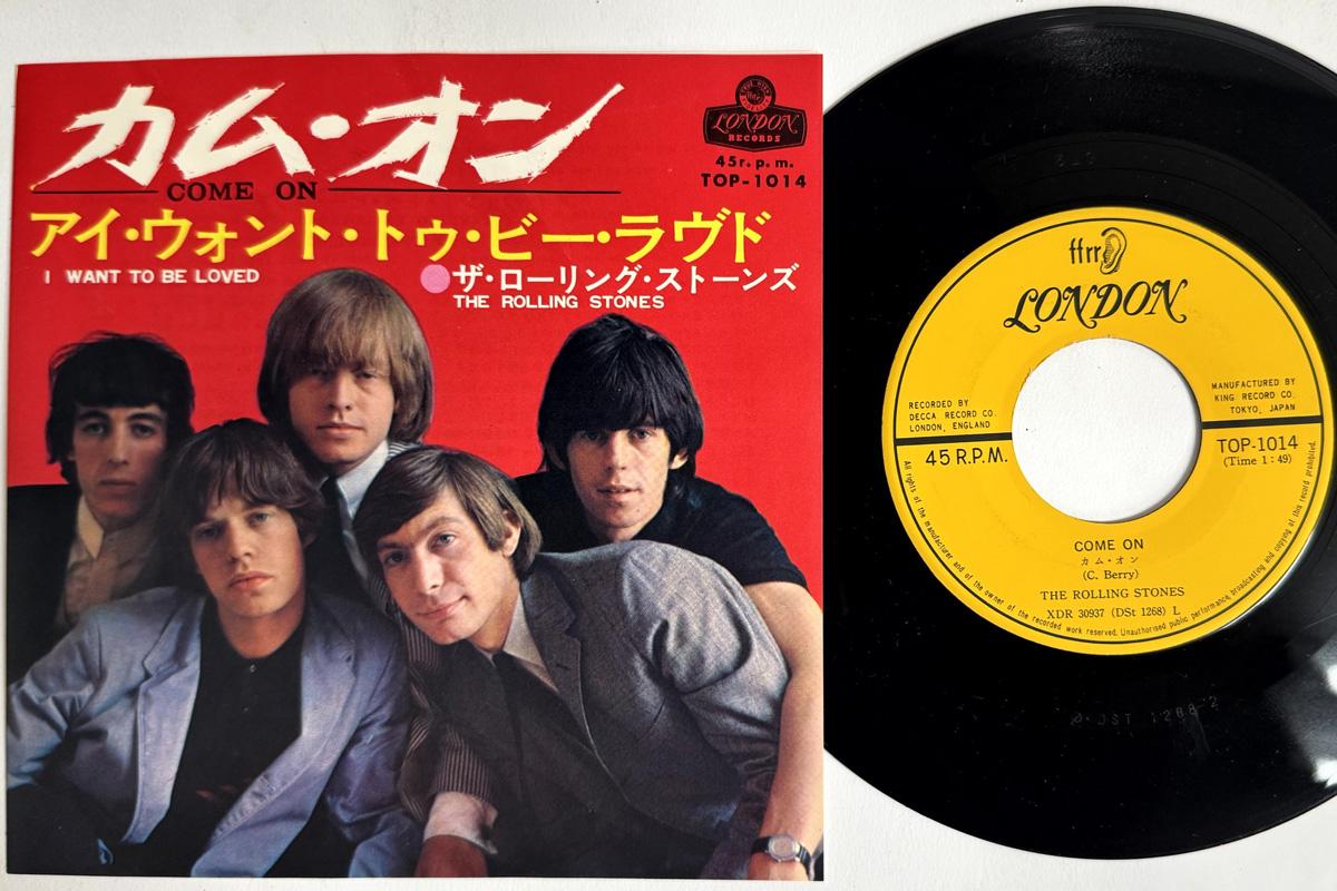 

7inch Record ROLLING STONES Come On I Want To Be Loved TOP1014 LONDON 1966 Japan Rock Used