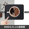 OBEST Mini Coffee Scale, Compact Drip Scale, Lightweight, with Timer (99m:59s), 3000g0.1g High Precision, Switchable Units (gml), Coffee Scale for