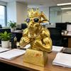 Goat Award Muscle Goat Football Player Award Humorous Desk Figurine for Players Winners Athletes Captains League Home Apartment