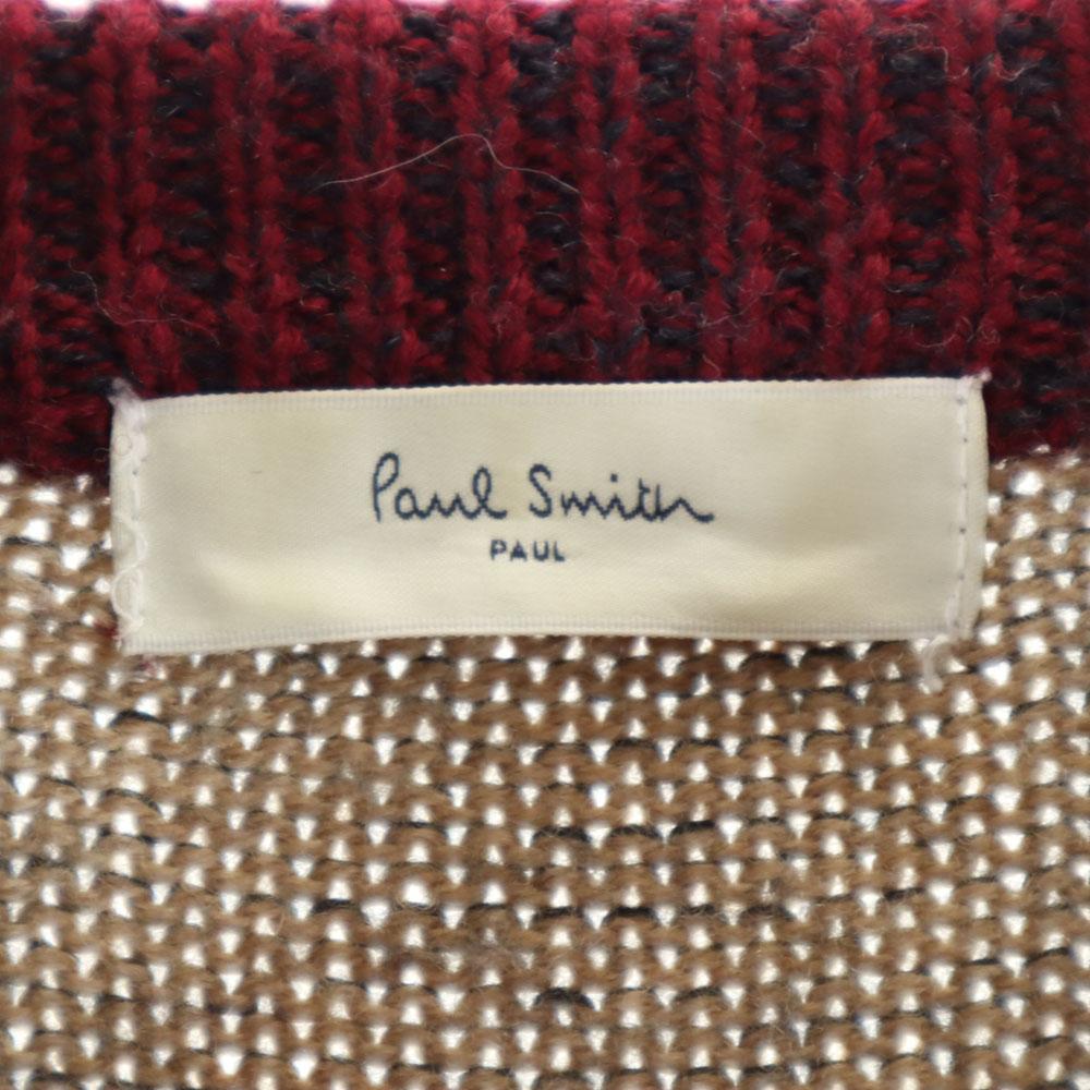 Paul Smith wool Long sleeve knit one piece M Bordeaux Women Used