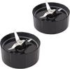 2X Cross Blades Compatible with Magic Bullet 250W MB1001 Series With Gaskets Replacement Blender Part