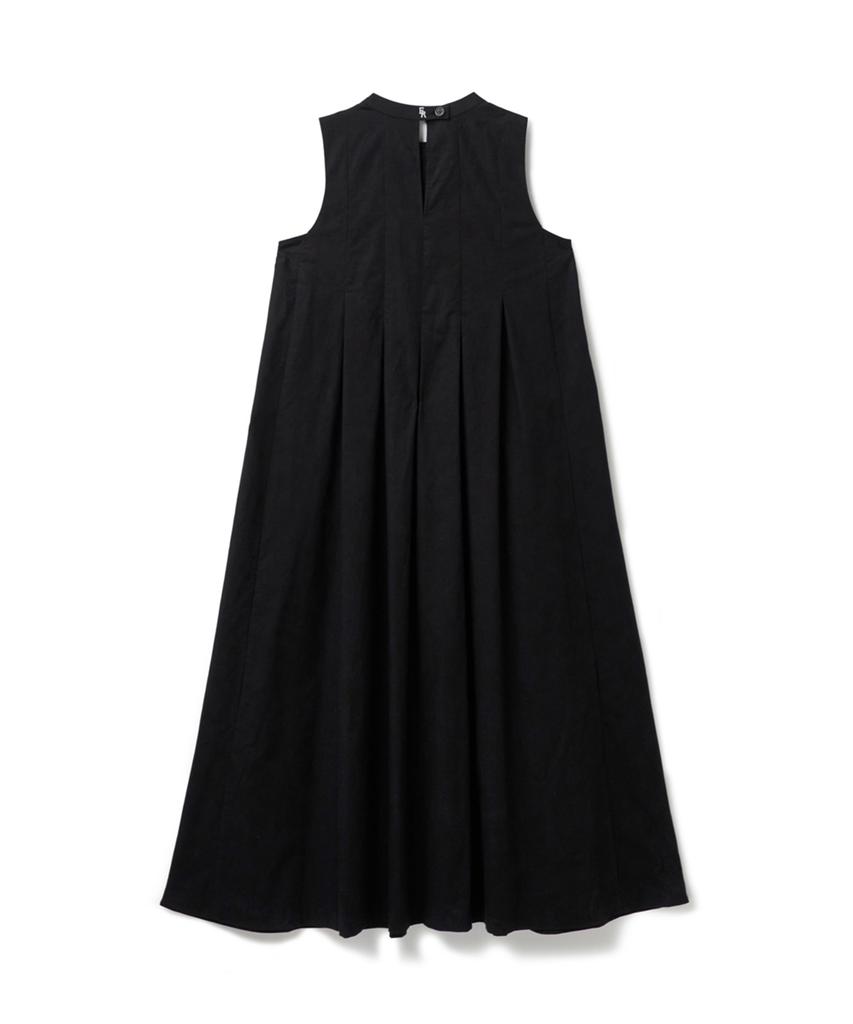 Er Er Pleated Detail Dress Black