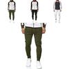 Stylish Men's Tracksuit Jogging Hoodie Coat Jacket With Zipper And Adjustable Pants Set For Activewear