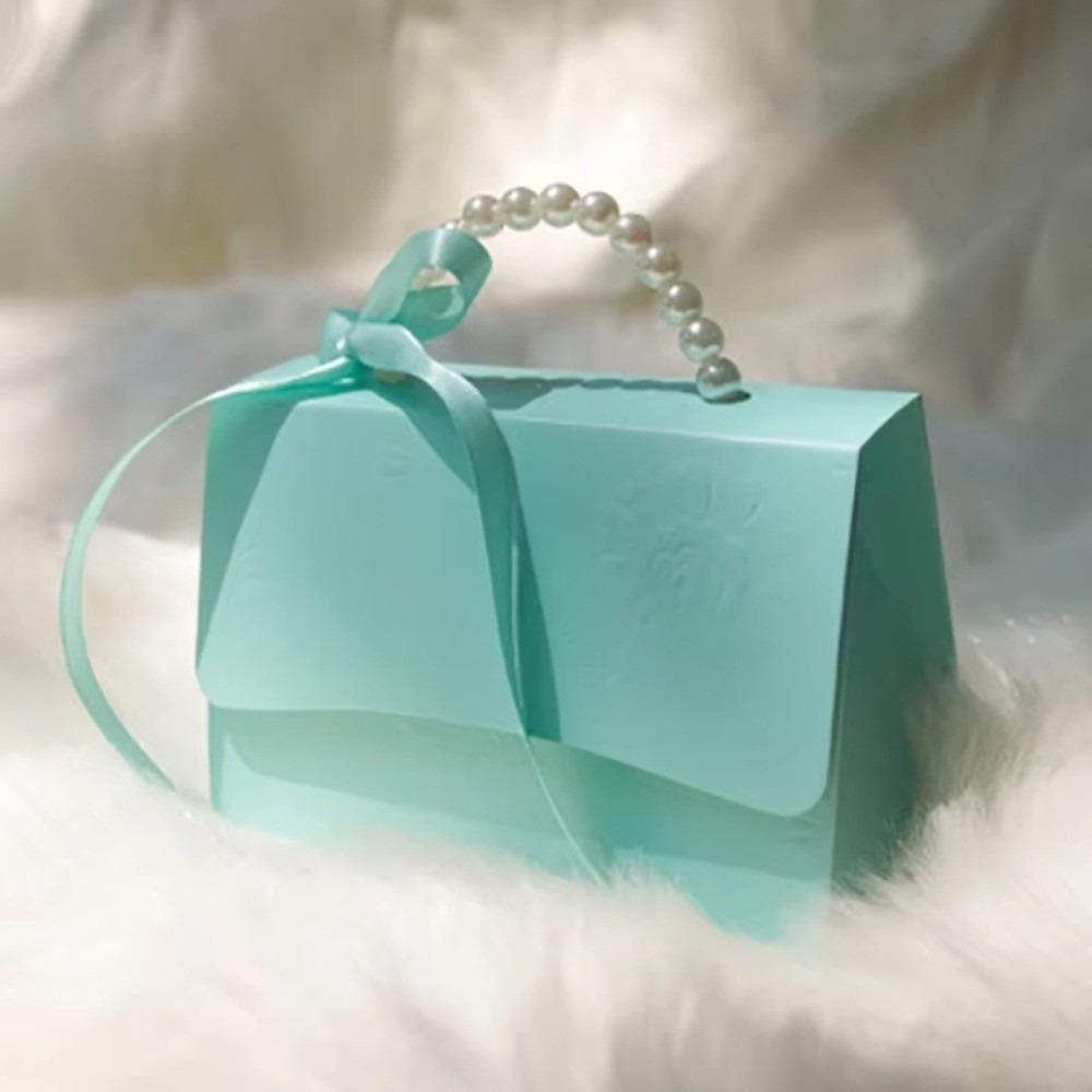 Printing Flower Packaging Box Mini Gift Set Box Small Gift Bags  Wedding Favors Party Decor синий