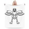 Warm Soft BlanketGirls Boys Airplane Travel 99 Nights Deer Throw Blanket  Flannel Bedspread For Chair Sofa Print Sofa Bed Cover
