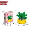 Succulent Bonsai Building Block Flowers - Compatible with Lego, Small Particle Assembly Toys for Girls