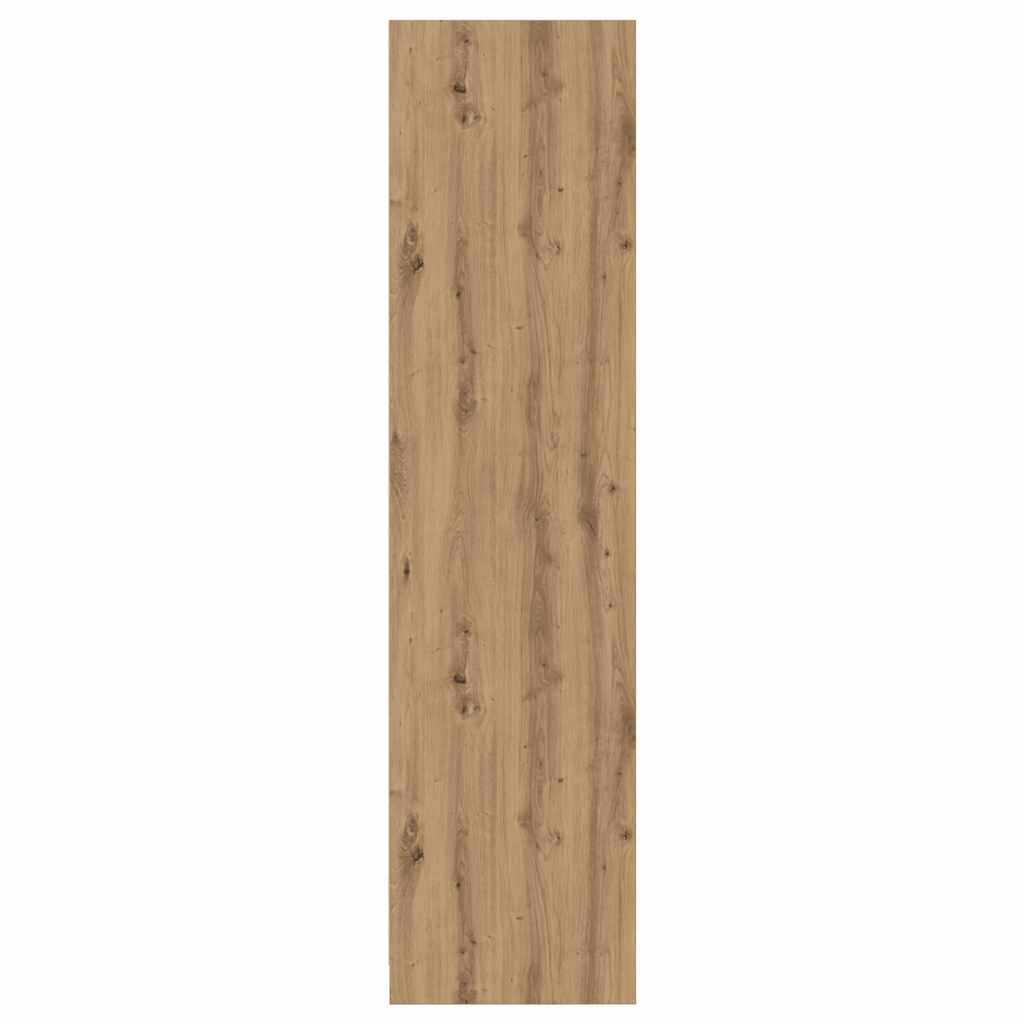 Vidaxl Wardrobe, Artisan Oak, 100X50X200 Cm, Wood-Based Material