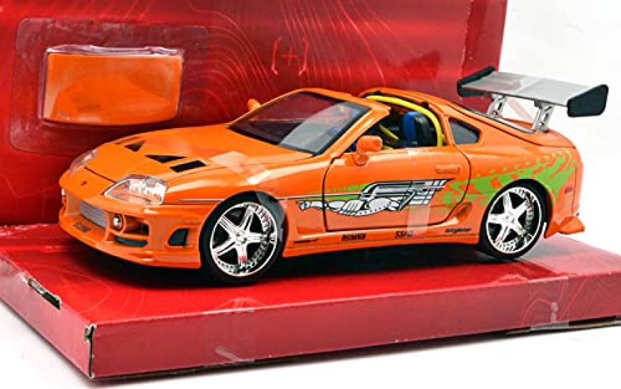 Jada TOYS SCALE FAST AND THE TOYOTA SUPRA Jada TOYS scale and TOYOTA SUPRA 124 "THE FURIOUS" "BRIAN'S (ORANGE)" 124 "Fast Furious" "BRIAN (ORANGE)"