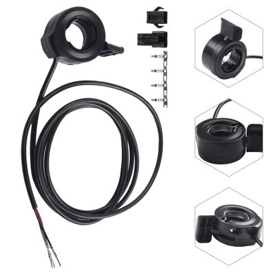 Outdoor Thumb Throttle E Bike Parts 160cm Black Ebike