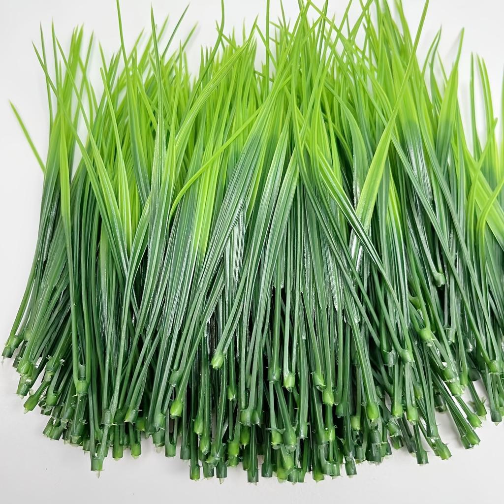 Lifelike Artificial Grass Plants Perfect for Aquariums, Thanksgiving St. Patrick's Day Decor, Outdoor Patio Tables No Container Included, Rehabilitati