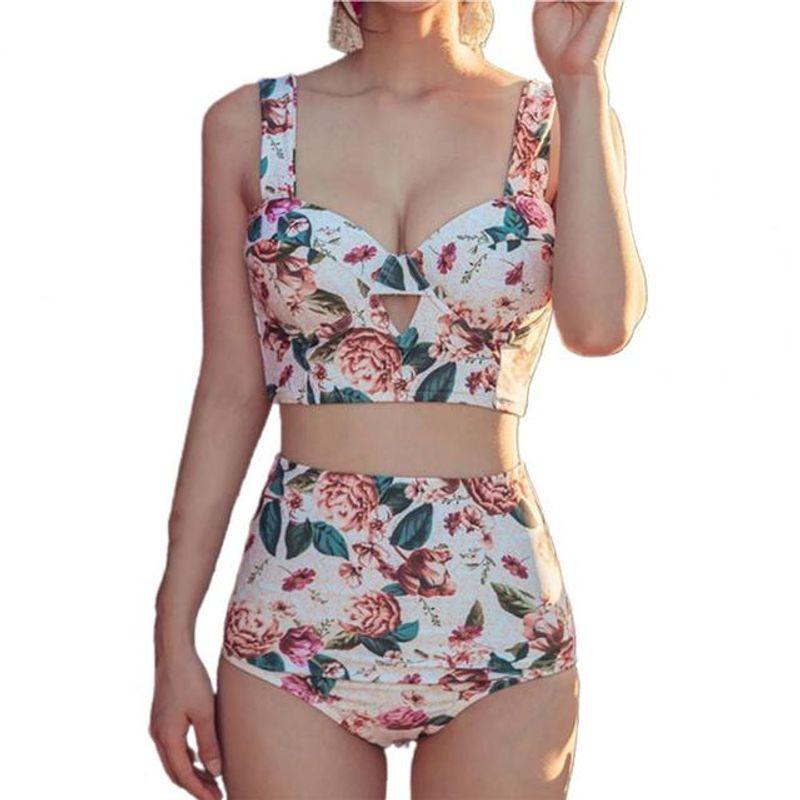 

New Bikini One-Piece Swimsuit Women s New Arrival Bikini One-Piece Swimsuit White S