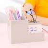 Portalápices de Escritorio Multifunción Estuche de Almacenamiento para Materiales Escolares Caja de Plástico Colorida Accesorios de Escritorio Organizador de Lápices