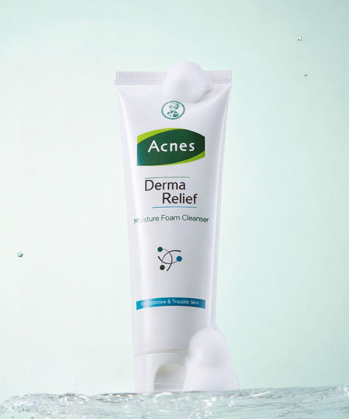 [Mildly Acidic] Derma Relief Moisture Foam Cleanser 125ml