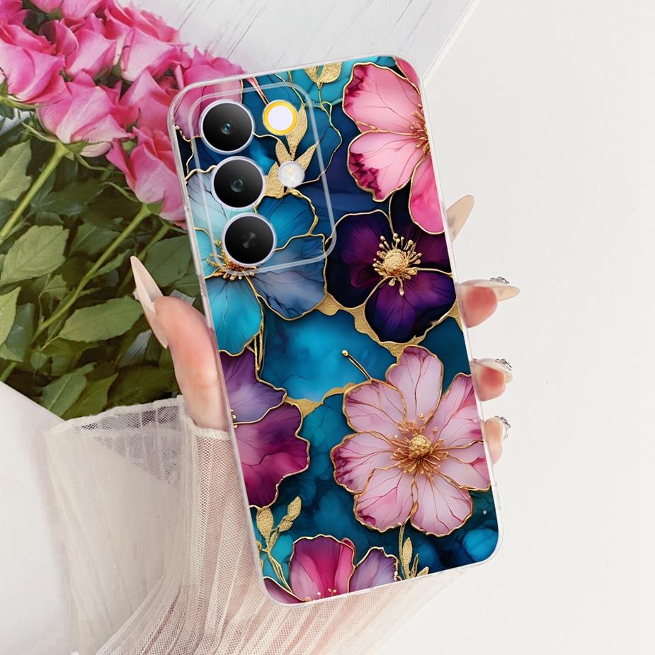 For Realme C85 Pro Case Stylish Flowers Butterfly Painted Cover Soft Slim Phone Case For Realme C85 C 85 RealmeC85 Pro 5G Fundas