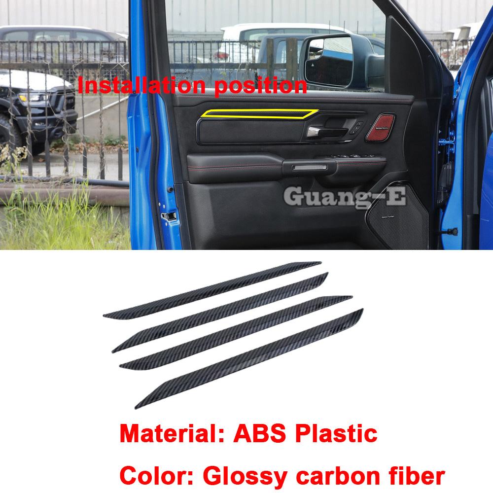 For Dodge Ram 1500 TRX   2024 ABS Steering Wheel Frame Dashboard Armrest Handle Panel Air Outlet Vent Trim Gear