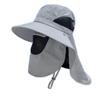 Sunscreen men's summer fishing hat face cover bucket hat UV protection sun hat outdoor sun protection hat