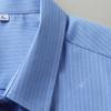 Dibinzhe Men's Plus Size Striped Short Sleeve Casual Shirt