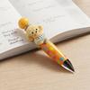 3D Puppy Ballpoint Pens Smooth Writing Retractable Ballpoint Pen Cartoon Puppy Writing Pen for Students Office And School Supplies