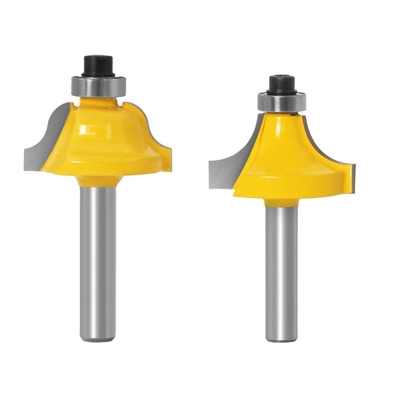 15 bucăți freză dreptă de tăiat pentru bucăți din lemn de tăiere din carbură de tungsten pentru prelucrarea lemnului Set de freză de 1/4 inch 8 mm