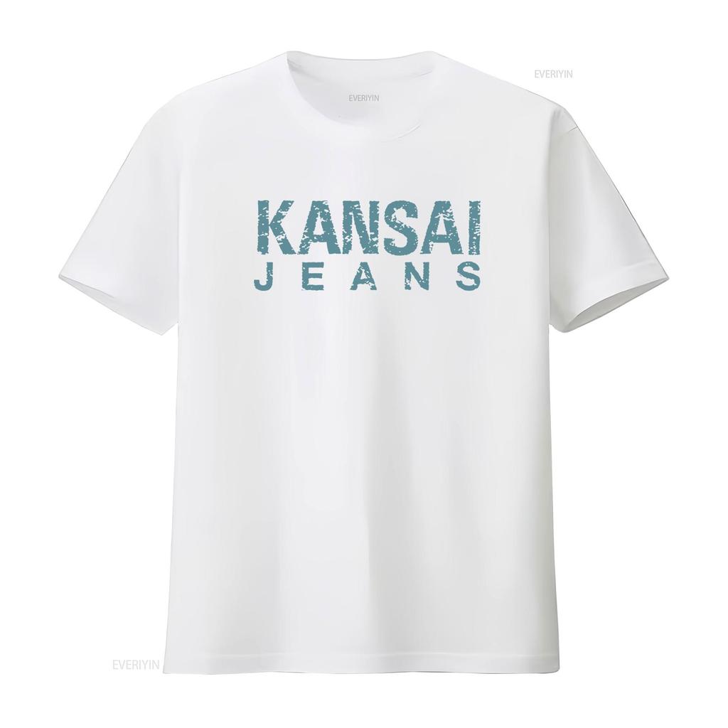 Vintage KANSAI JEANS T Shirt Small Medium Sizes Rare 90s Japanese Designer Streetwear High Fashion Harajuku Vintage Washed