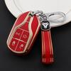 Maserati Key Cover for Levante, Levante SUV, and Ghibli - Protective Shell with Keychain.