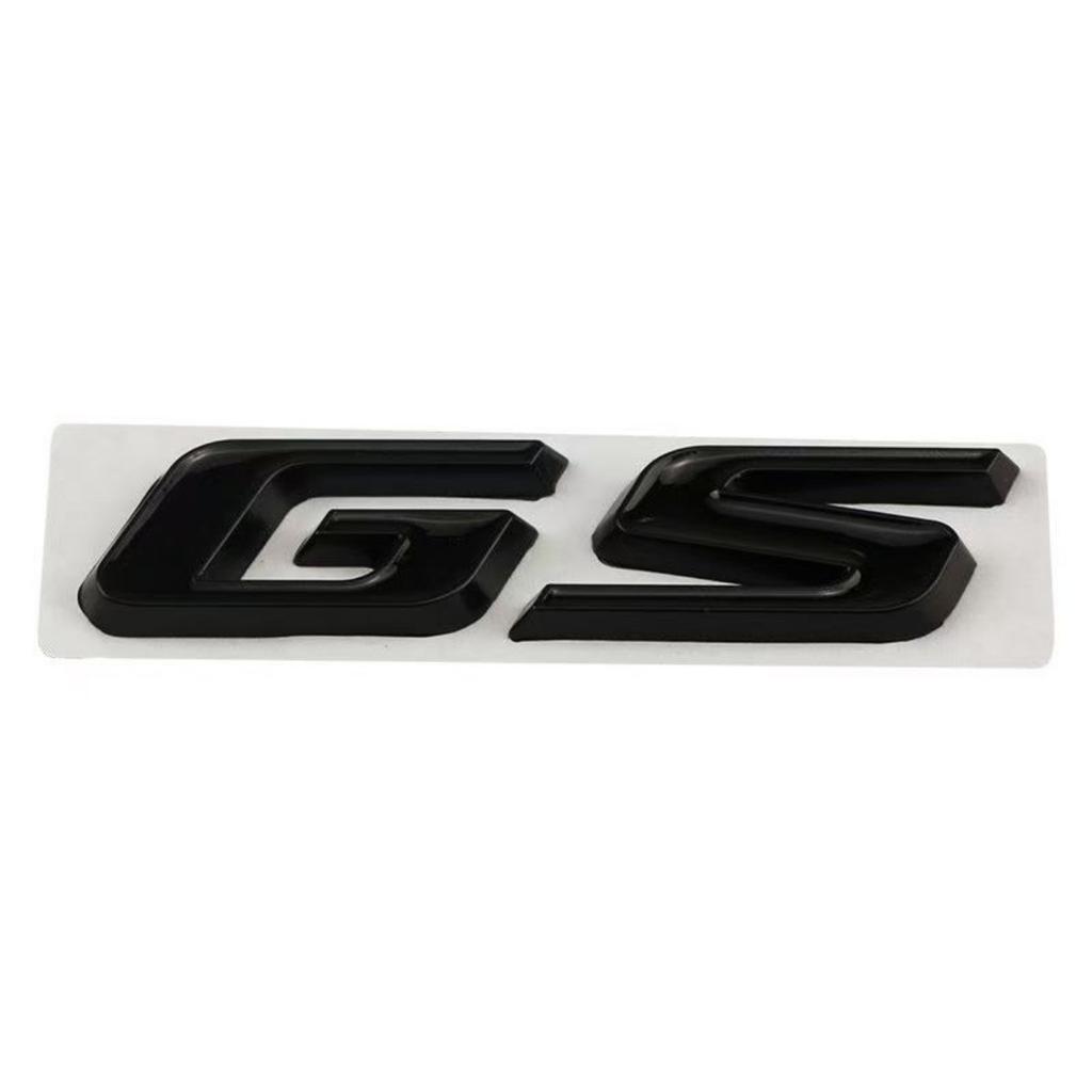 1pc 3d Metal GS Logo Emblem Decal Rear Trunk Side Fender Badge Sticker for New Regal Lacrosse Excelle XT Car Styling Tail Bumper
