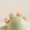 Wood Baby Teething Toy Detachable Infant Chew Toy Durable Dinosaur Teether Toy  Sensory Play
