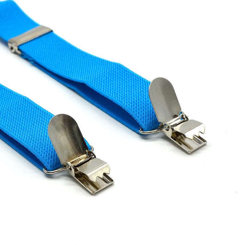 Unisex Kids' Y-Shape Suspenders & Bow Tie Set – 3-Clip Design for Boys & Girls