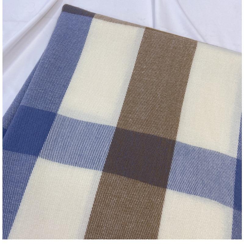 Plaid Scarf Women's New Autumn and Winter Fashion Imitation Cashmere Fringed Shawl Thickened Warm Scarf