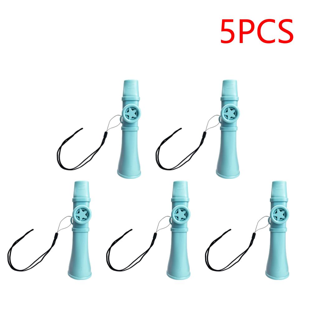 1-5PCS Small Kazoo with Lanyard Portable Musical Flute Adjustable Simple Kazoos Instrument for Adults Beginner Music Lovers