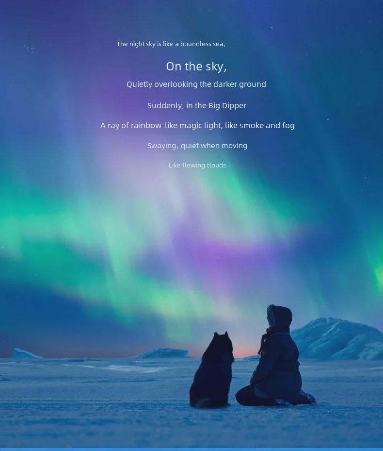 Bluetooth Aurora Projector Lamp: UFO Starry Sky Light with USB Charging for Live Broadcasts