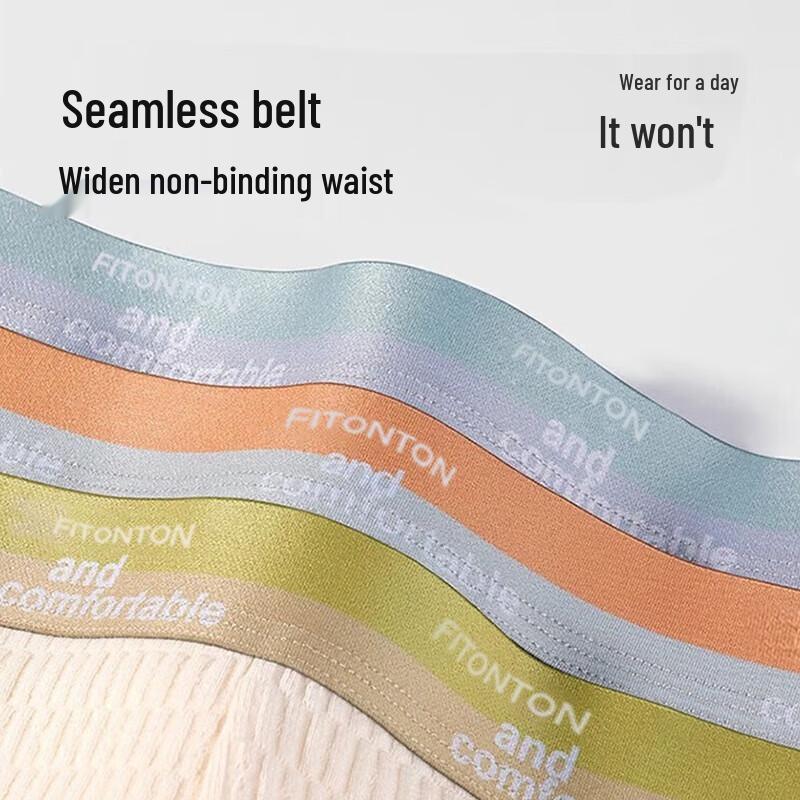 Xiang Le Mei Men's 10A Antibacterial Mid-Waist Boxer Briefs (3-Pack)