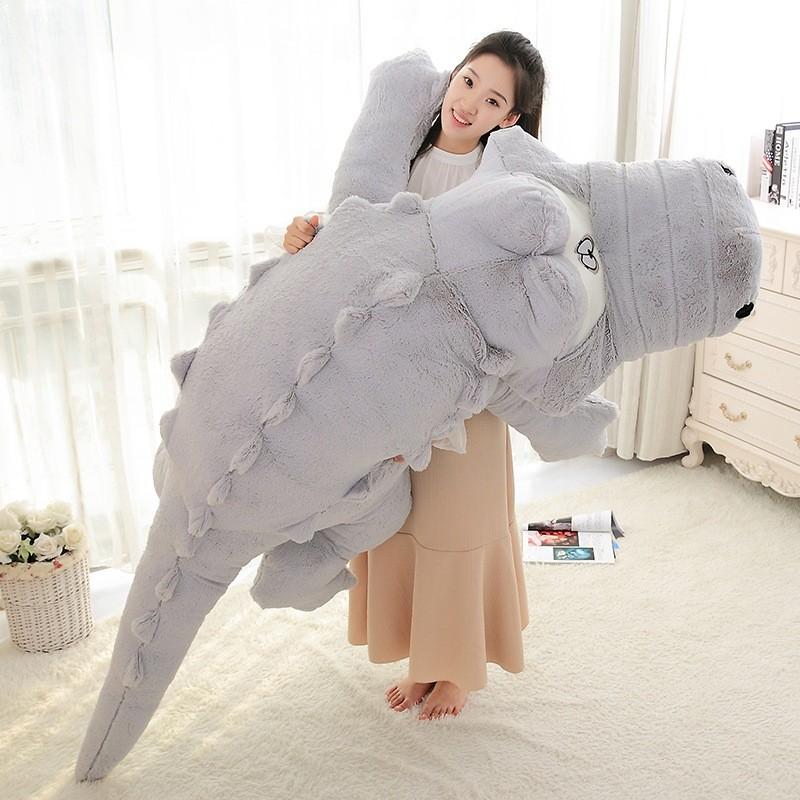 Toy Crocodile Plush Stuffed Animal Dolls Cartoon Room Decoration Kids Gifts