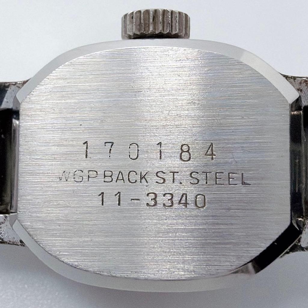 Used Seiko 11-3340 21 Jewels Manual Wind Rhinestone Watch (Working)