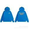 Oversized Hooded Sweatshirt With Graffiti Letter Print Loose Fit Cotton Pullover Men Casual Streetwear
