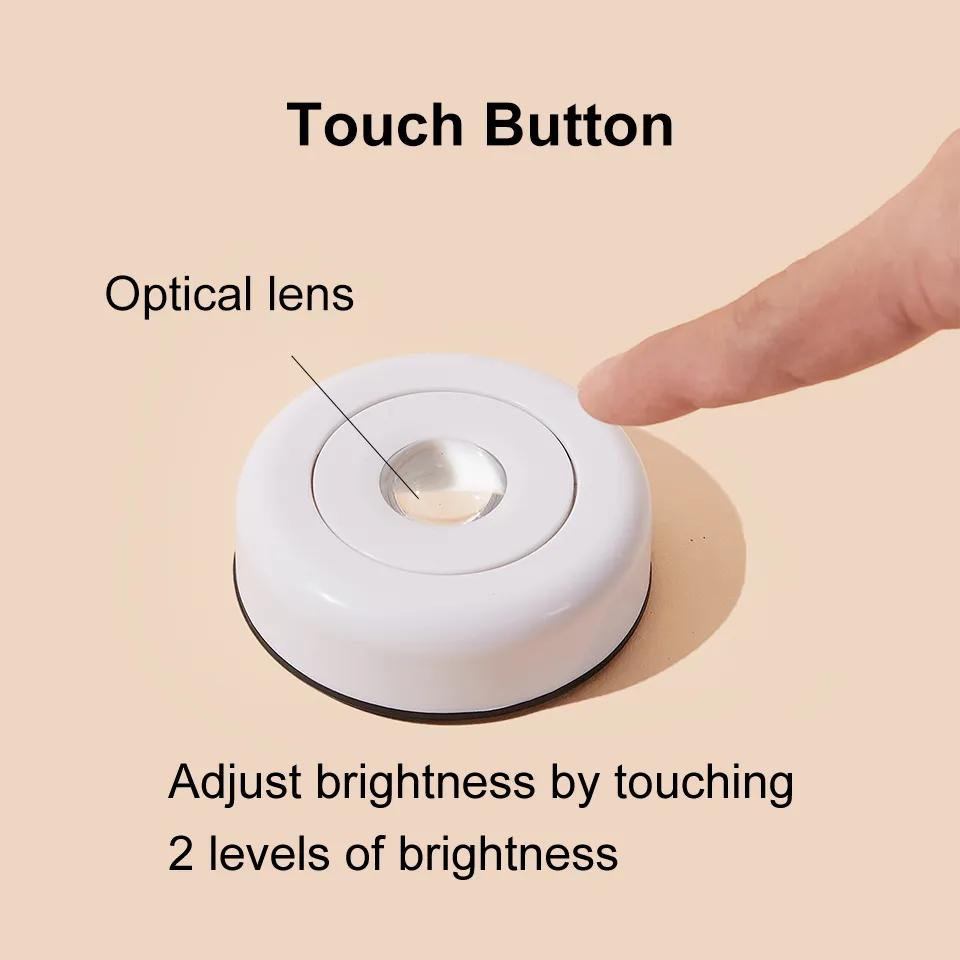 LED Touch Sunset Night Light Wardrobe Lamp Drawer Lights AAA Battery Powered Atmosphere Lighting For Bedroom Decoration
