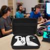 Geekria Controller Travel Storage Case for Sony PS5 DualShock Xbox Series and 8BitDo Pro 2 with Internal Mesh Pocket for Hard and Charging Cable